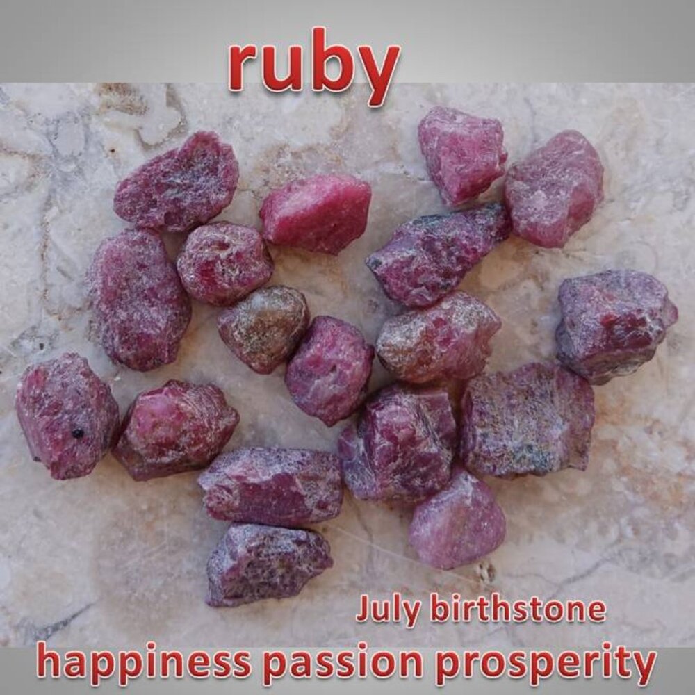 🔥3/$20 one RUBY raw crystal stone